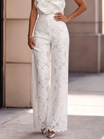 Resort Wear Elegant Romantic Floral Two-piece Set
