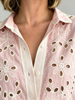 Women's Floral Eyelet Shirt