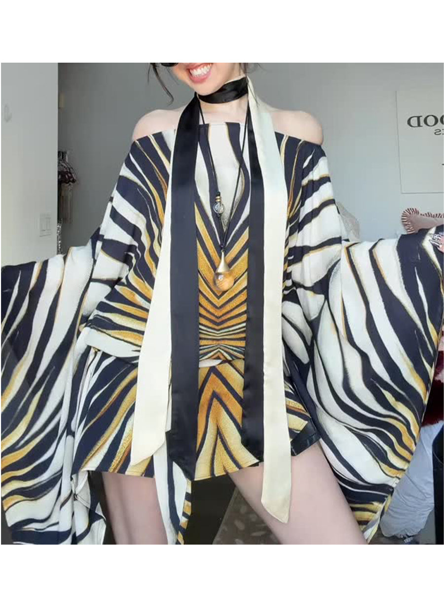 Relaxed-fit Casual Top With Artistic Print